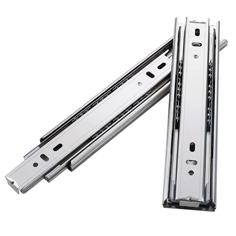 New 1 Pair Of 6 Inch Stainless Steel Short Drawer Track Slide Rails, Ball Bearing Drawer Sliders