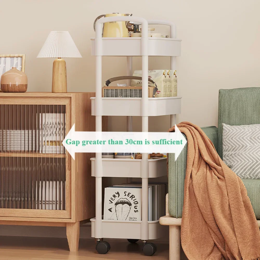Storage Rack Rolling Storage Cart Mobile Storage Trolley Organizer