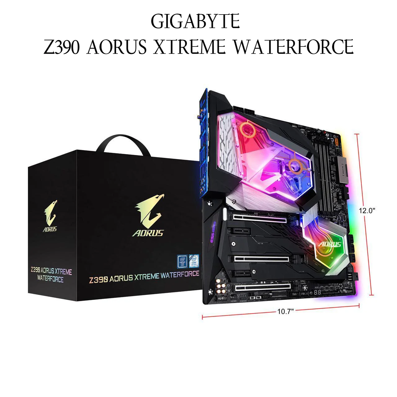 Scheda Madre Intel Per Gigabyte Z390 Aorus Xtreme Waterforce Lga1151 (Serie 300) Intel Z390 Hdmi Sata 6 Gb/S Usb 3.1 Extended Atx