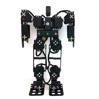 13 DOF Robot umanoide per ESP32/Ardunio Robot Kit fai da te staffa metallica programmazione a piedi Robot 15KG Servo Kit educativo tecnico