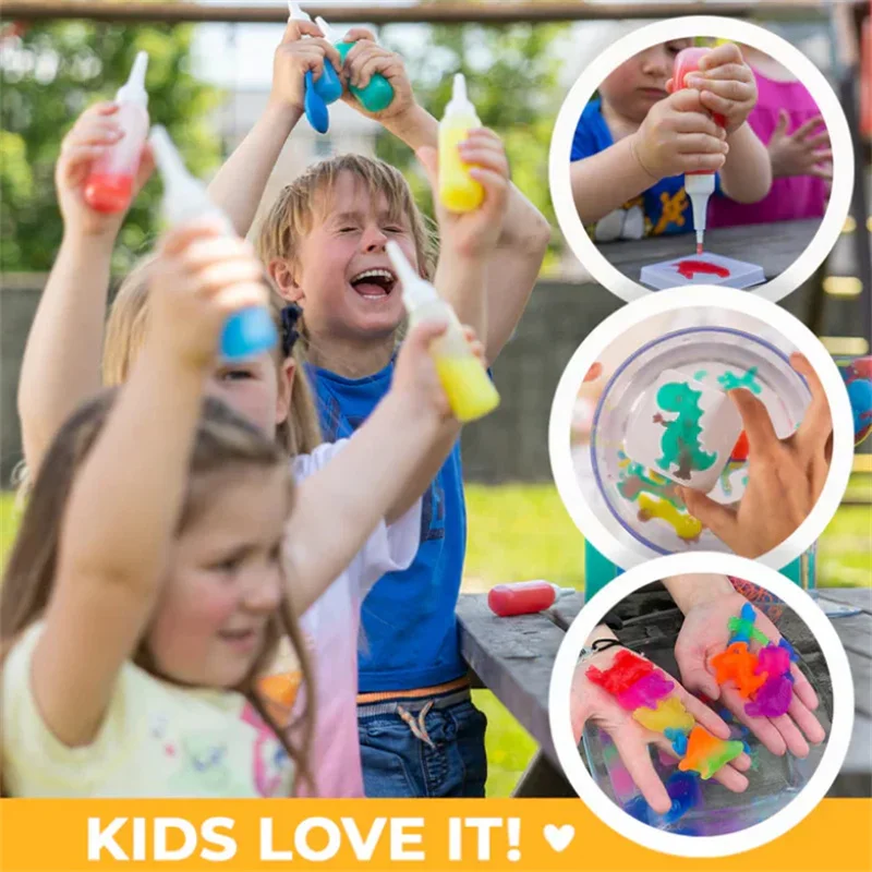 Magic Water Elf Toy Kit Aqua Fairy Water Gel Aqua Gel for Kids Children Handmade DIY Magic Fairy Water Elf Magic Water Gel Kit