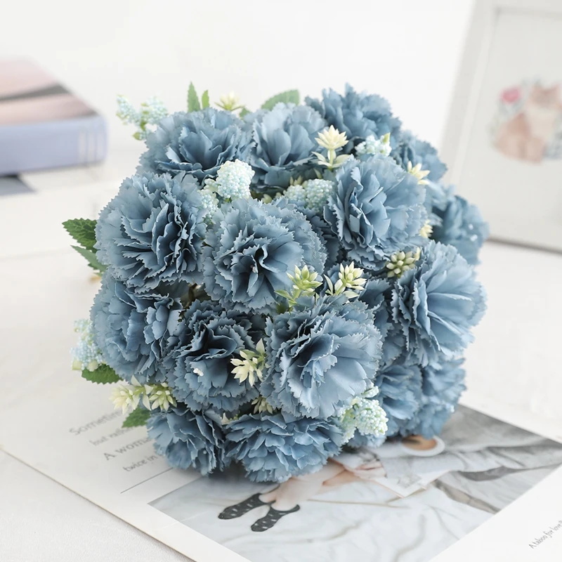 Künstliche Pfingstrose Blumenstrauß für zu Hause Raum dekor gefälschte Blumen Garten Hochzeits feier Dekoration Braut Garten DIY Vase Ornament – Detail 11
