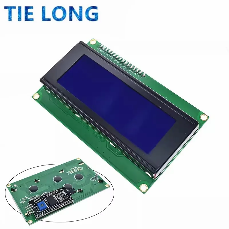 Ƶ̳  ̽  , LCD2004 + I2C 2004,   ׸ ũ, HD44780  LCD /w IIC/I2C, 20x4 2004A