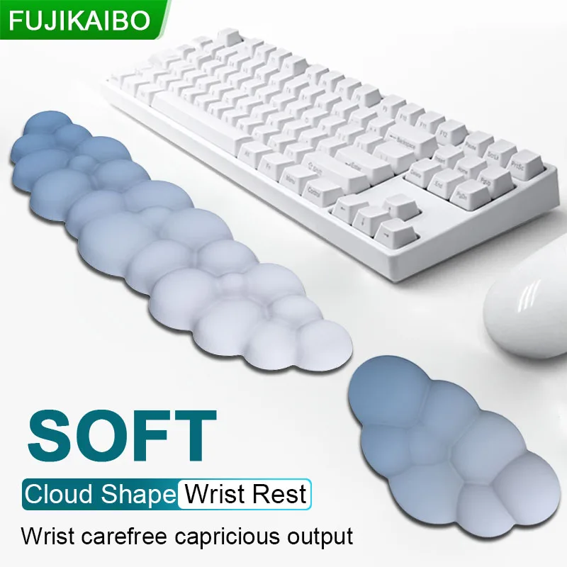 KeyboardMousePadWristRestErgonomicCloudshapedWristRestPad
