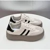Sports Shoes Thick Sole Casual Board Shoes Women Cowhide Everything Soft Sole Inside Increase De Training Shoes Platform Shoes 3