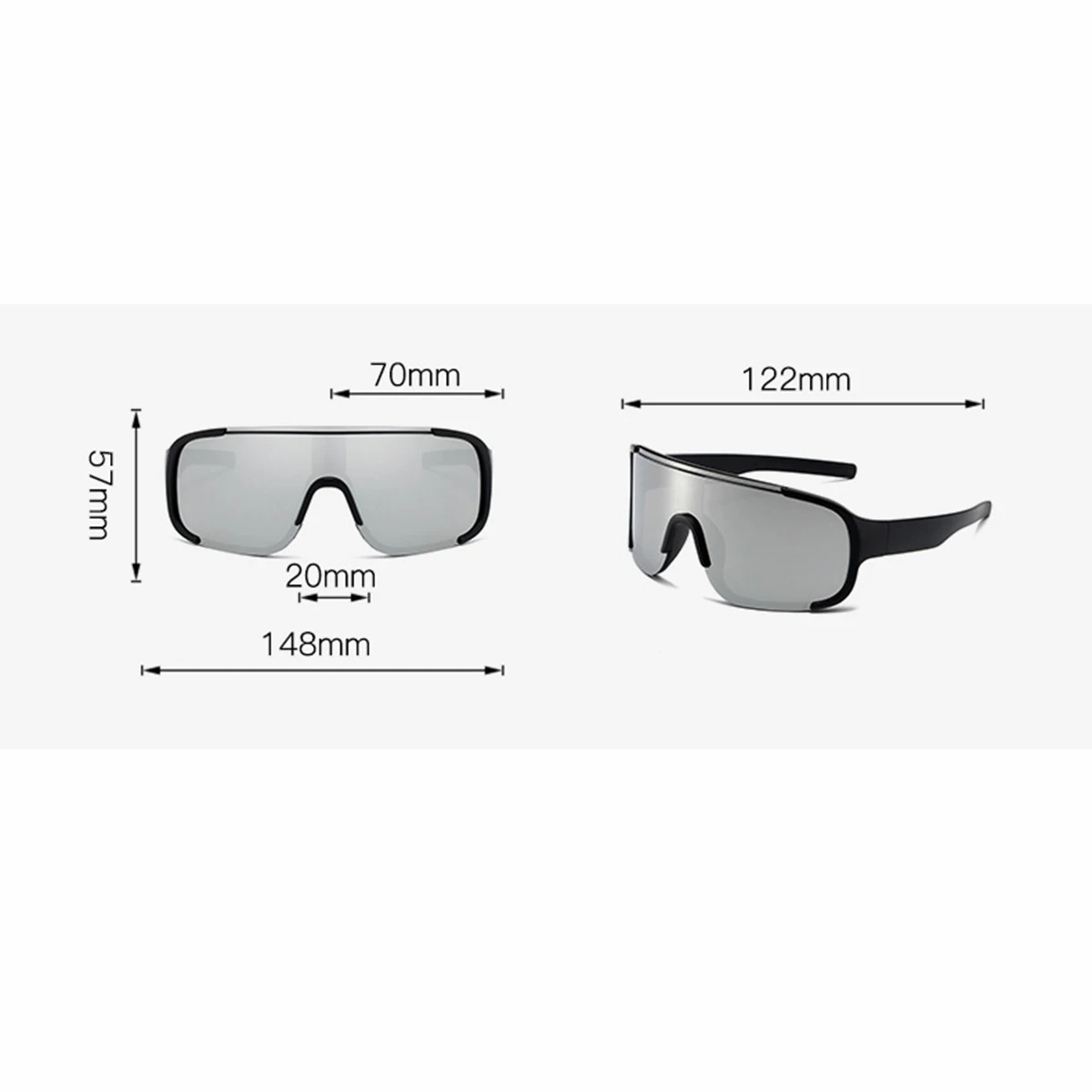 Sunglasses Clips Outdoor Cycling Glasses Mountaineering Ski Glasses For Men And Women
