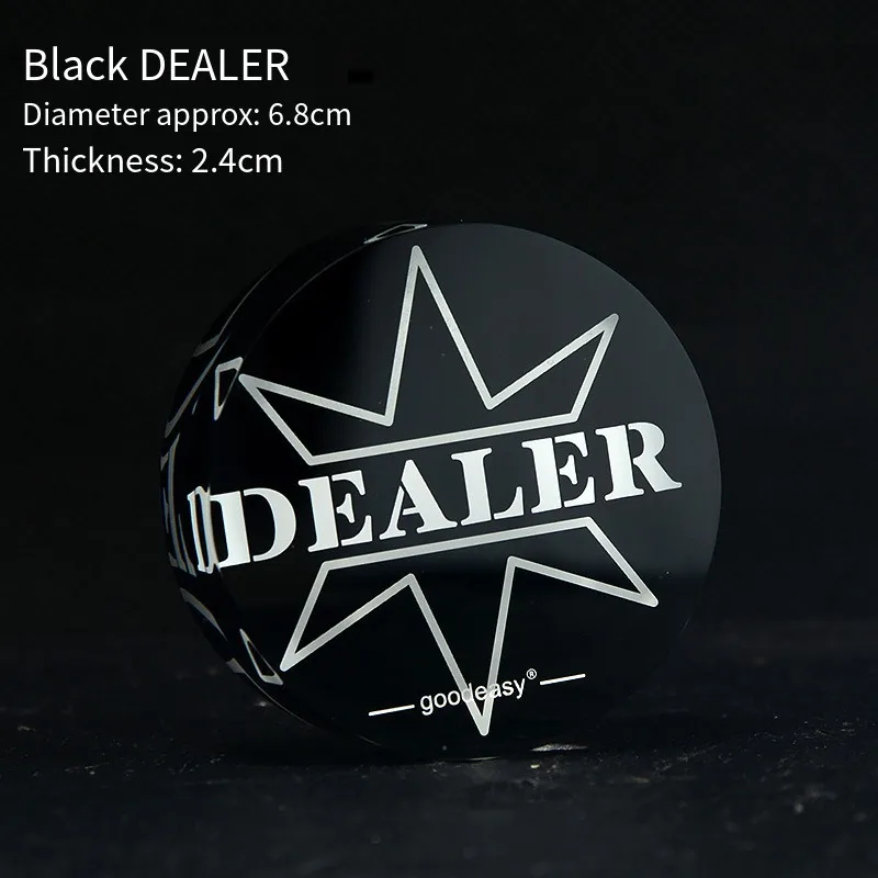 Texas Hold'em House Code Position Card Pressure Machine Banker Indicator Button Chip Accessories ALL IN DEALER Token Coin