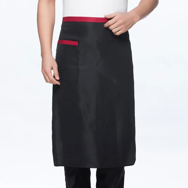 Catering Anti-Fouling Women Man Kitchen Accessories Apron With Pockets Butcher Craft Baking Chefs Kitchen Cooking BBQ