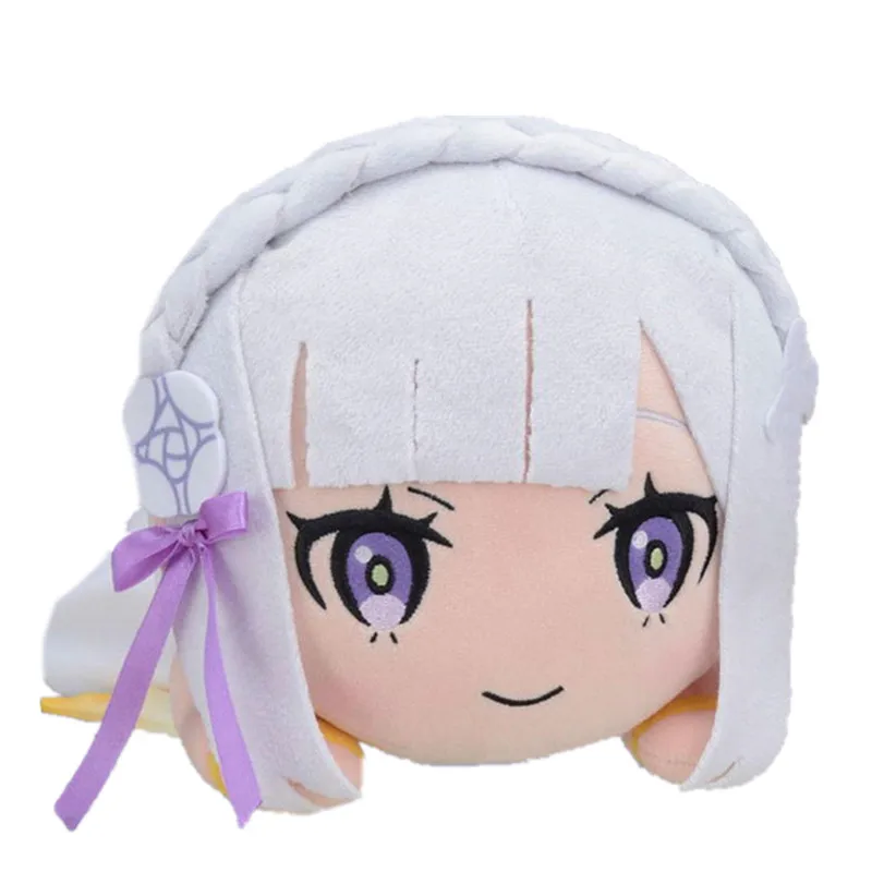 

New Kawaii Anime Re: Life in a Different World from Zero Lying Emilia Plush 30CM Kids Stuffed Toys For Children Gifts