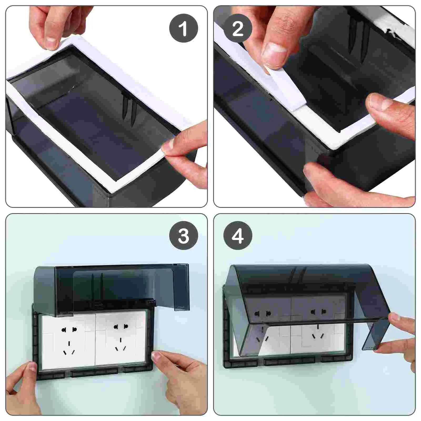 Socket protective cover Outlet cover double-position thickened electrical power outlet cover for indoor and outdoor