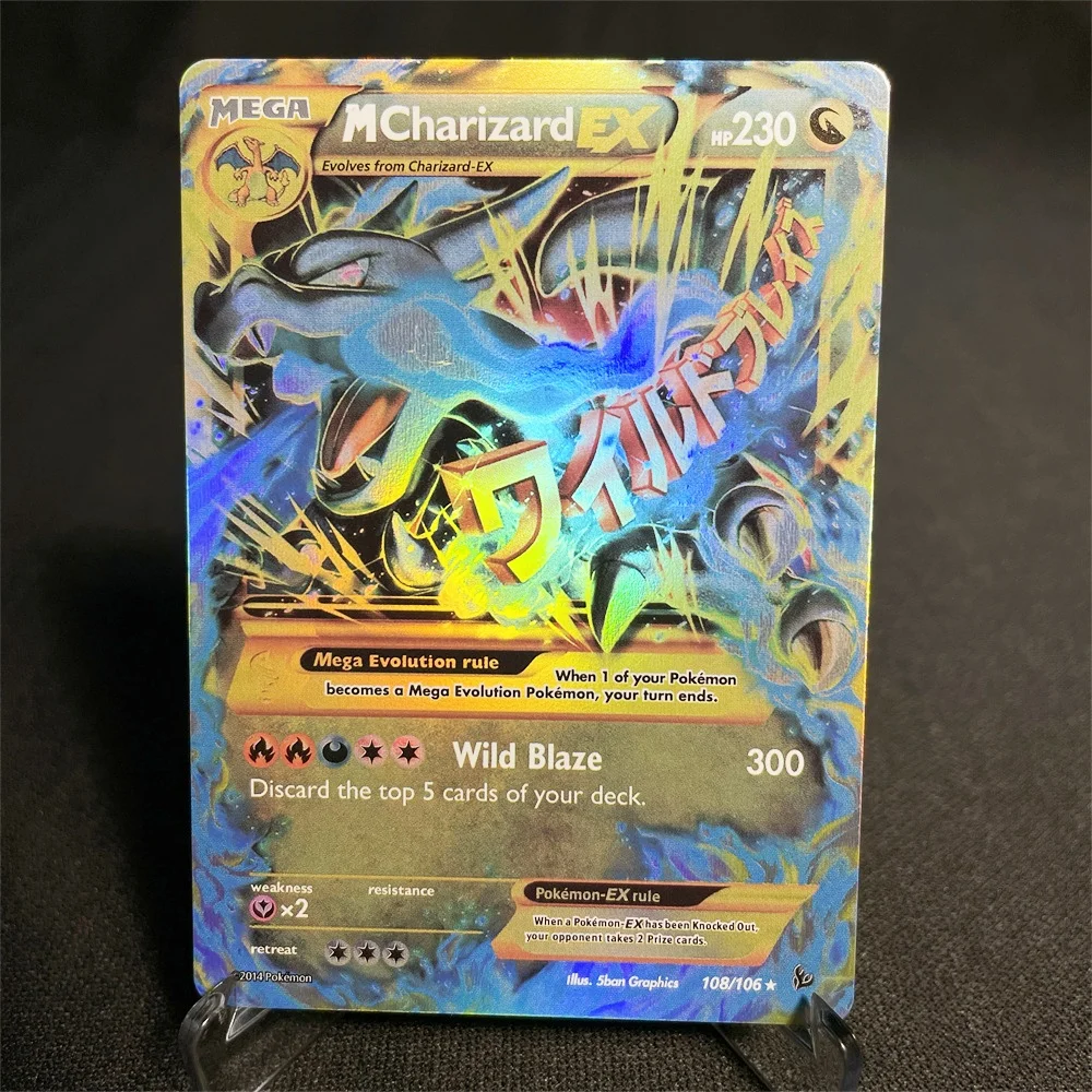 Pokémon Cards Foil Flash Card Sword-shield Series Charizard Deoxys
