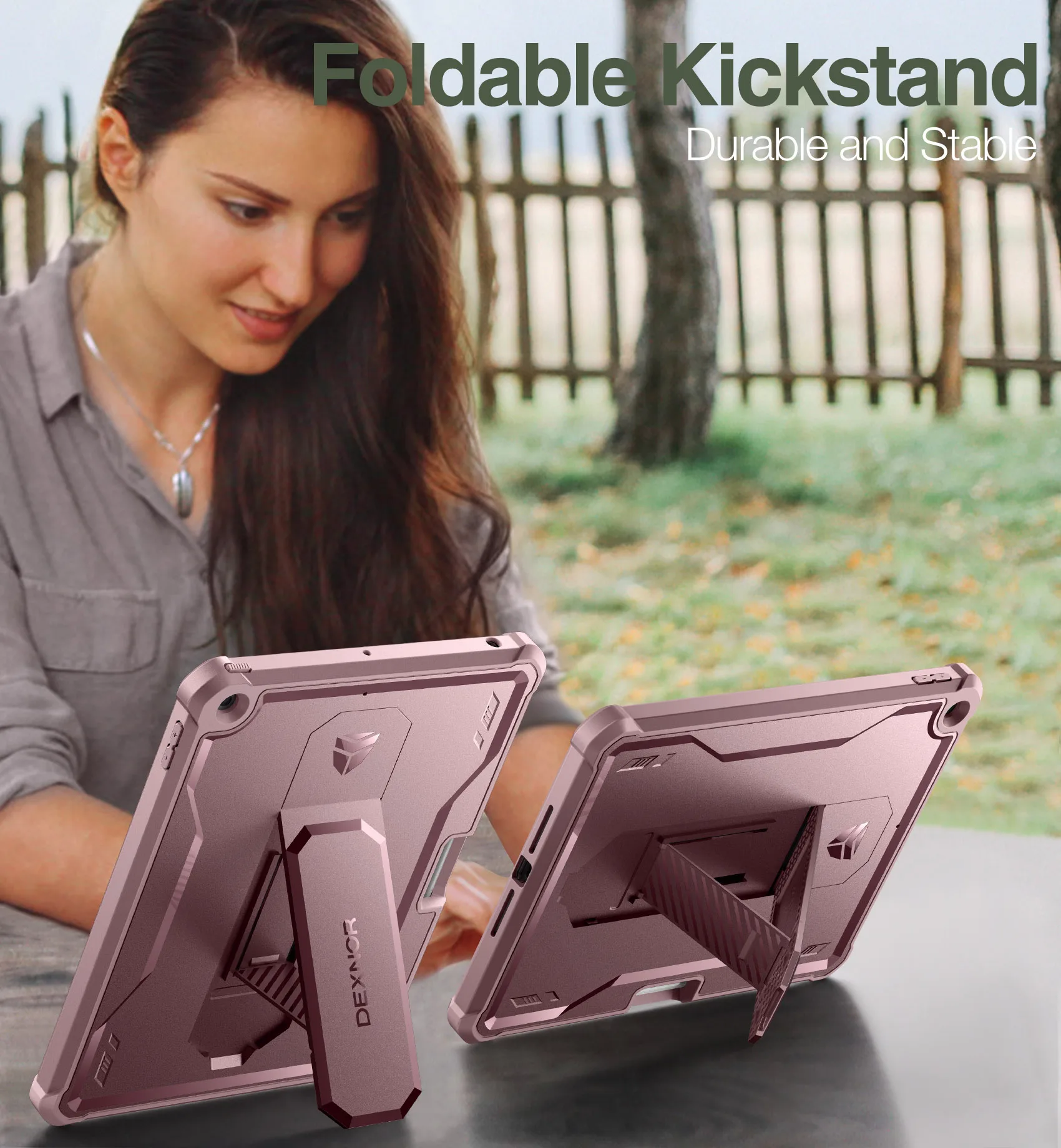Pen Holder, Built-in Protector de Tela, 9.7 iPad