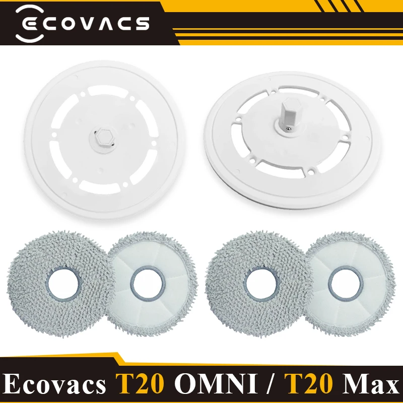 Mop Bracket Kit para Ecovacs Deebot Placa de Esfregão Montagem em Pano Auto Lift Substituir Robot Cleaner Peças de Reposição Deebot T20 Omni e T20 Pro