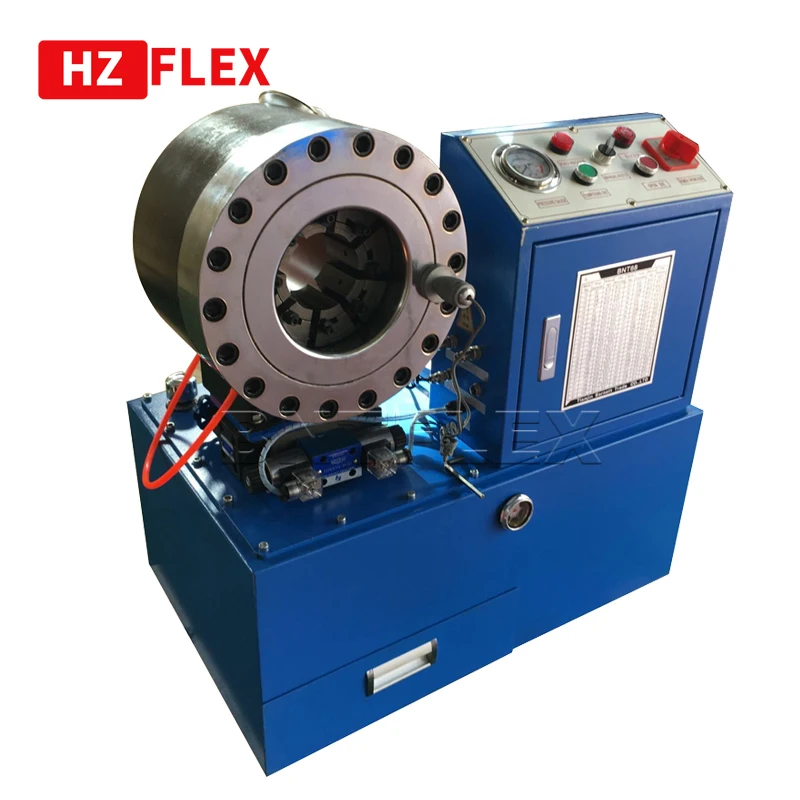 excellent quality and reasonable price concentric high pressure hydraulic gear pump price Automatic 2'' 4sh rubber pipe crimper P32 high pressure hydraulic hose crimping pressing machine price