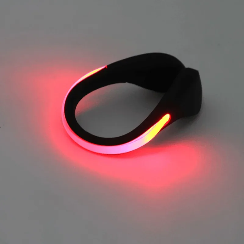 Outdoor Running Light LED Luminous Shoe Clip Light Night Safety Warning Bright Flash Sport Bicycle Bike Shoe ClipLight shoe accessories