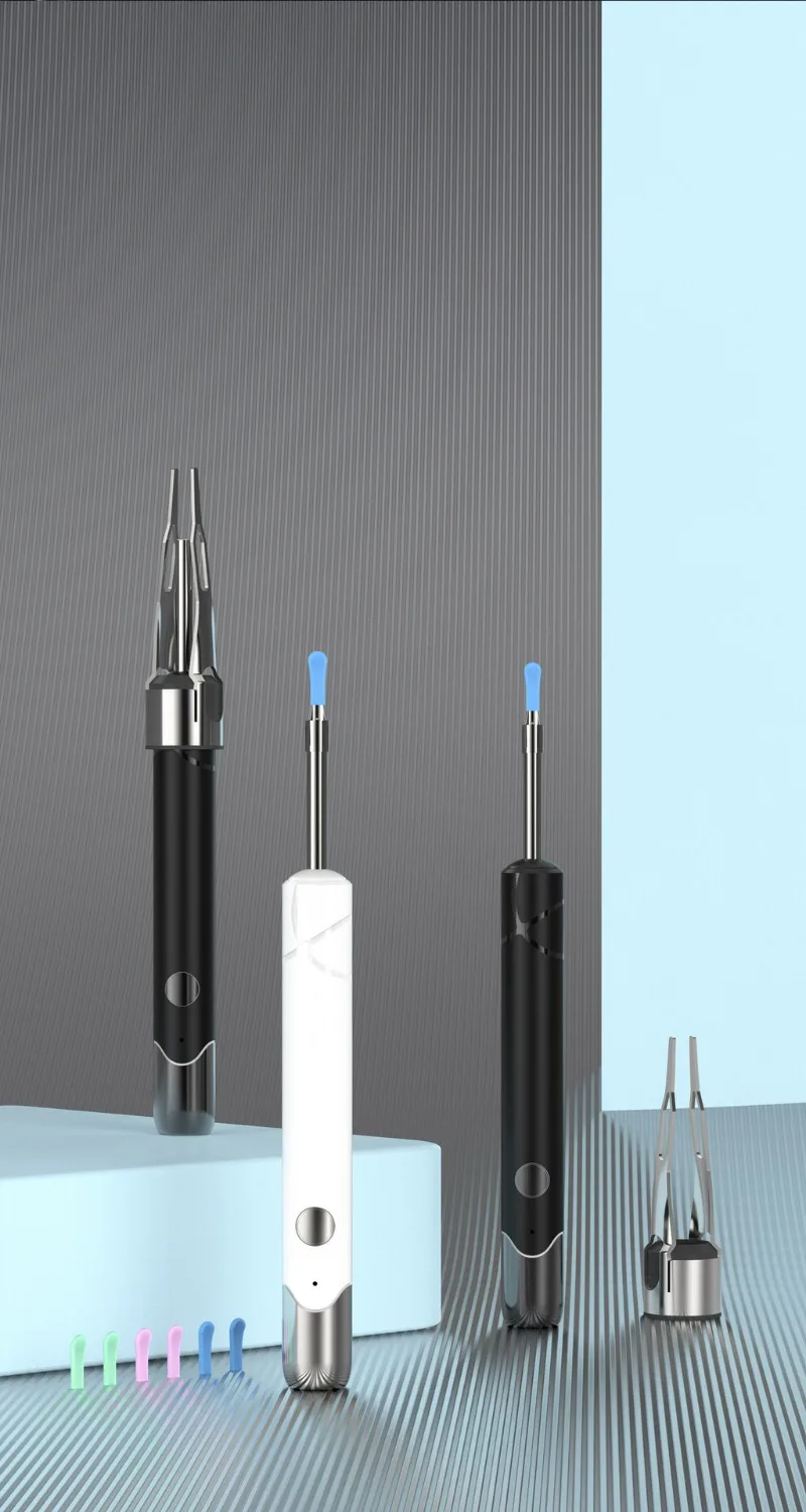 Rechargeable Wireless Ear Wax Removal Tool With 5mp Camera Set_voghion.com