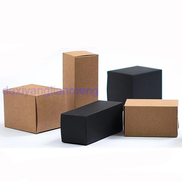 50/100pc Cardboard Mini Box Diy Kraft Paper Box Soap Box Jewelry Packing  Gift Box - Gift Boxes & Bags - AliExpress