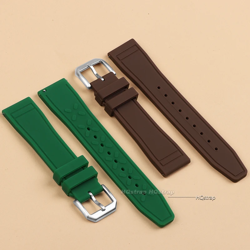 Waterproof Quick-Release Rubber Sport Watch Band Strap in Various Sizes