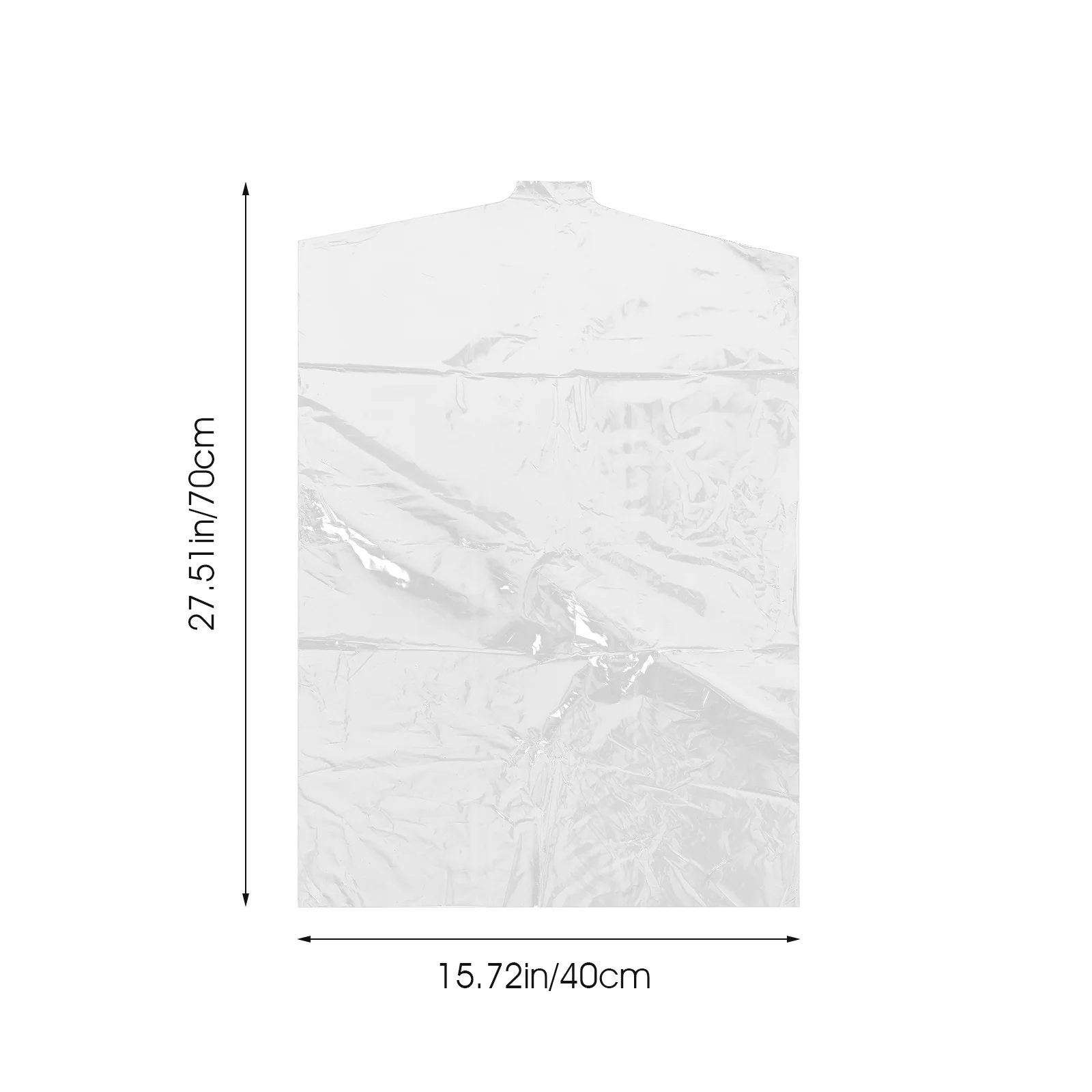 

50 Pcs Clothing Dust Cover Clothes Storage Containers Dry Cleaner Bags Supply Kids' Garment Pe