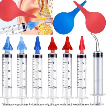 5 set di kit per il lavaggio delle orecchie per la rimozione del cerume e la pulizia con acqua.