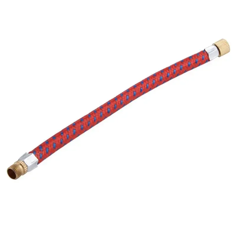 Cyrank Tubo Pompa Bici Da 2 Pezzi, Tubo Pompa Bicicletta Tubo Prolunga Pompa Bici Tubo Ricambio Pompa Bicicletta Per Mountain Bike Da Strada(Argento - 5