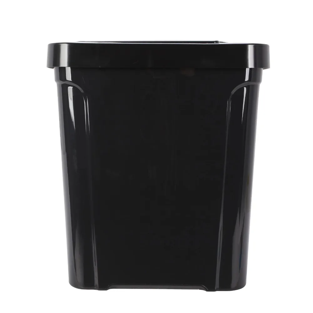 

7.6 Gal Plastic Touch Top Lid Kitchen Trash Can, Black, Trash Can Kitchen,14.17 X 10.62 X 16.92 Inches