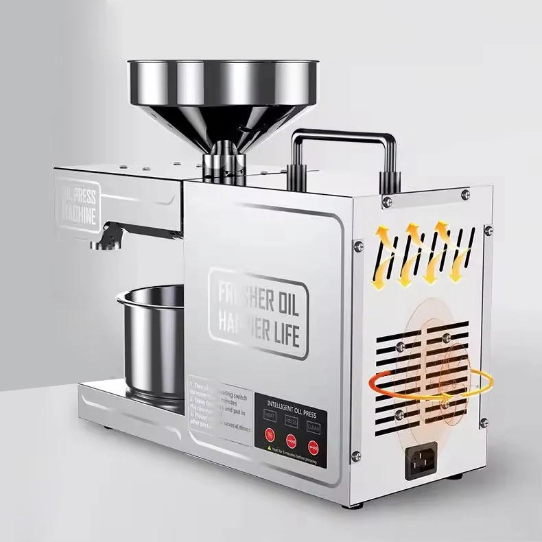 Factory Oil Extractor Pressing Machine Oil Making Processing Machine Pressers Mill For Home Use