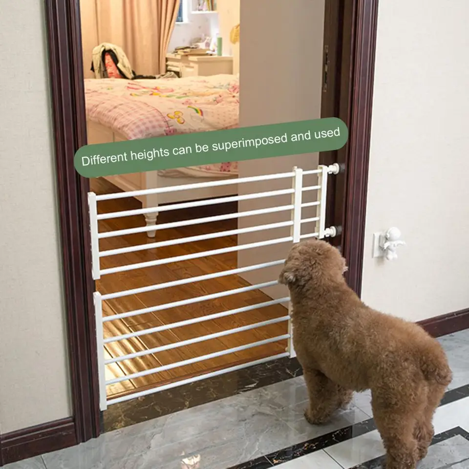 Baby Gate Support Feet - Anti-Trip Reinforcement Pedals For Stairs & Doorways, White Plastic