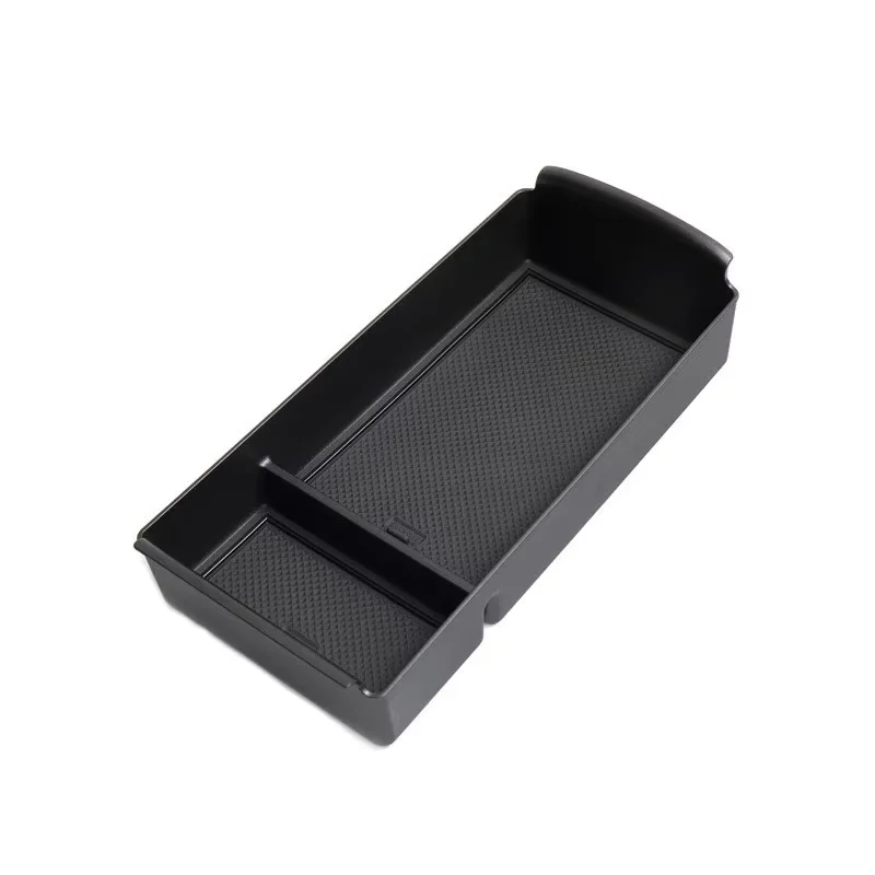 Enhanced Center Console Organizer Armrest Storage Box Lower Layer Tray