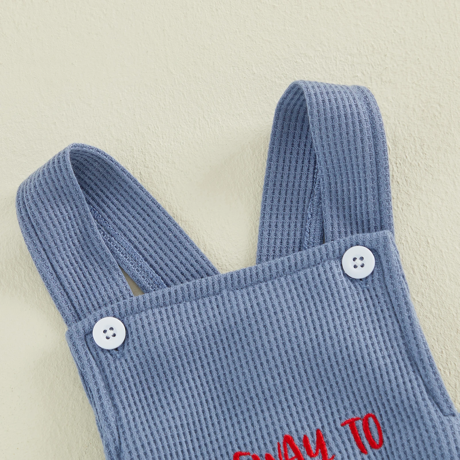 Pudcoco 베이비 보이 롬퍼 민소매 야구 자수 바디수트  플레이수트 오버올 3M-12M