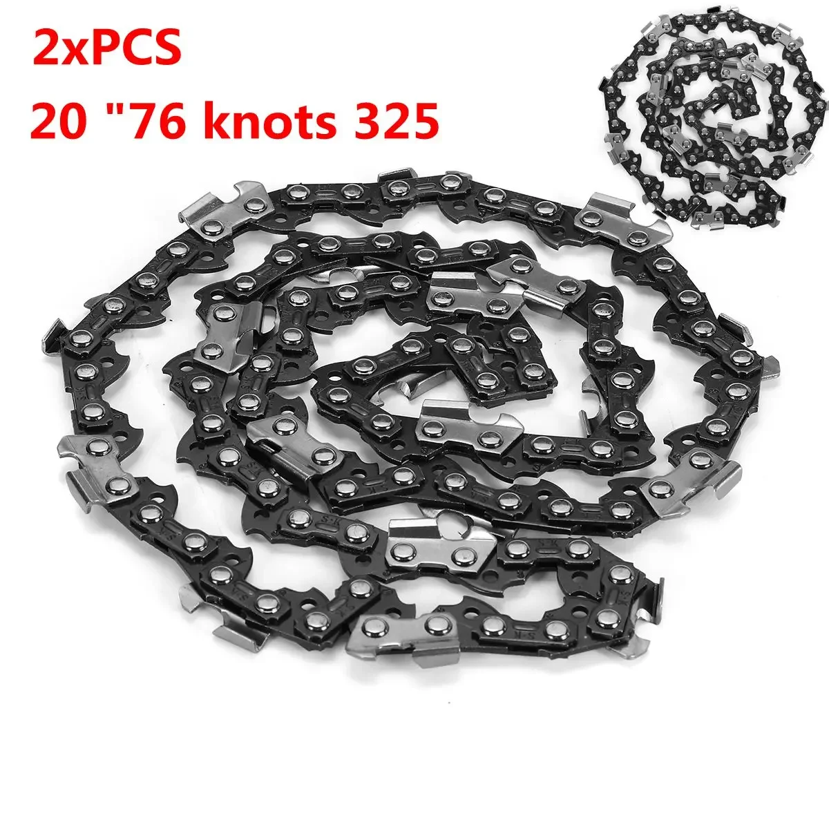 Description Picture 6 of item20 "chain Saw 76 Drive Chain Link Replacement Mill Tear Chain Saw Blade Pitch 3 / 8 Pitch Specification Cutting Saw
