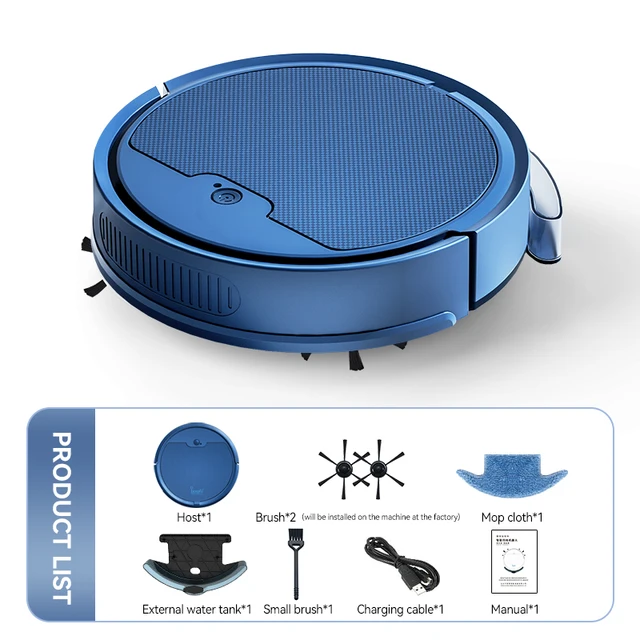 RC Robot 3 In 1 Sweeping and Vacuuming Wireless Vacuum Cleaner Smart Sweeping Robot Home Sweeper Sweeping Robots For Home 6