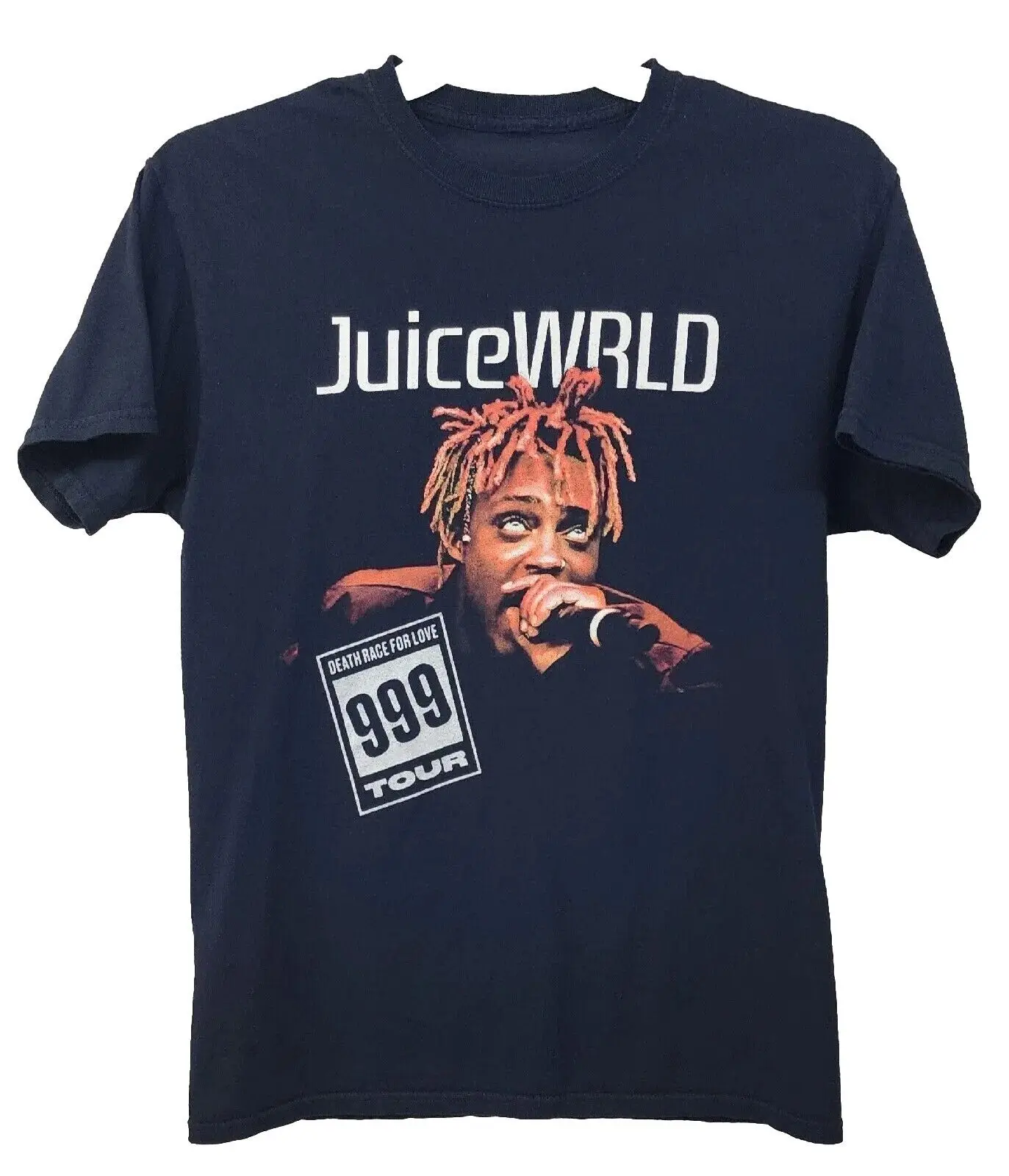 Juice Wrld 999 Juice World T-Shirt Mens Small Death Race For Love 2019 Tour Maniche Lunghe O Corte