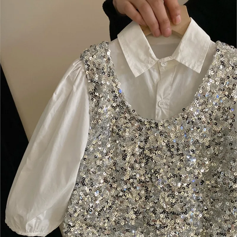 Sparkle Baby Vest Outfit 5