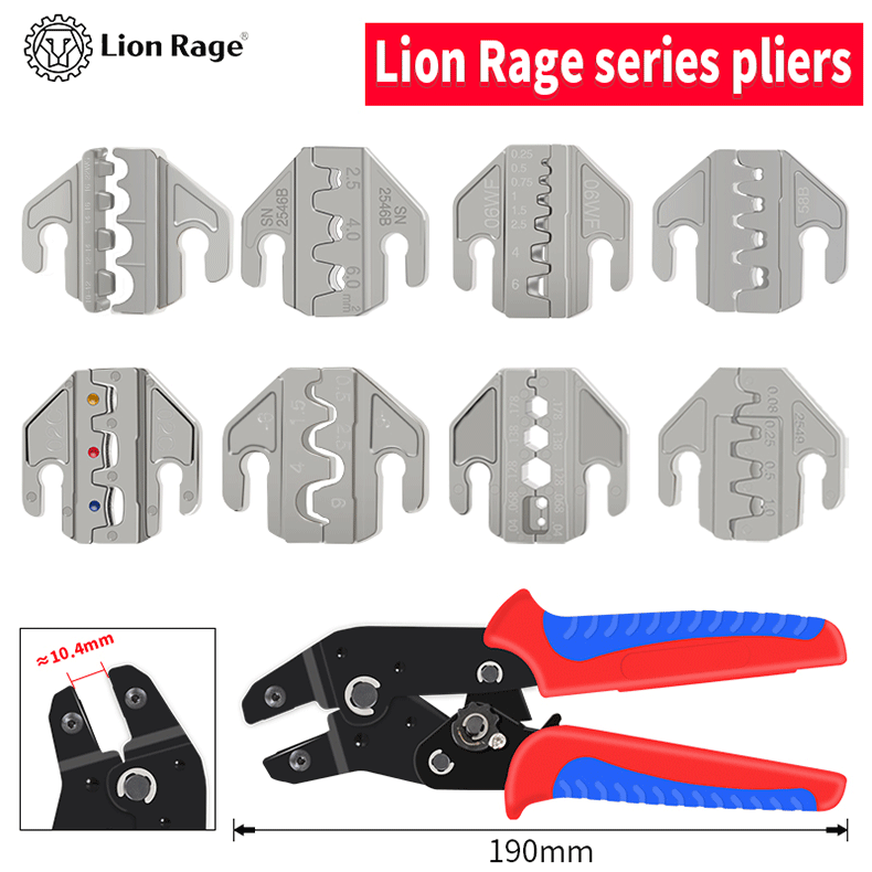 Description Picture 2 of itemAnti slip handle crimping tool pliers 4mm slot claw for crimping SN-58B/2549/02C/06WF/06/2546B/03H/-6/, terminal crimping kit