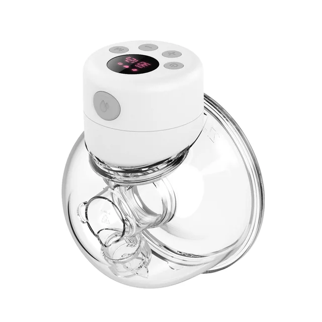 Portable Silent Wearable Electric Breast Pump  Automatic Milker LED Display  USB Rechargable Hands-Free Portable Milk NO BPA