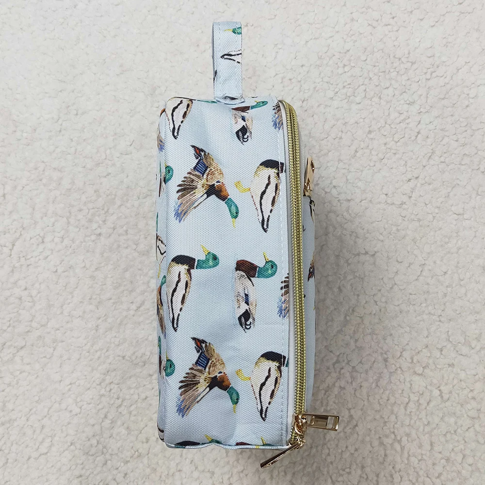 Hot Sale Baby Kids Bags Mallard Ducks Hunting Lunch Dinner Picnic Box Thermal Bags Boutique Kids Children Adult Lunch Boxes New 4