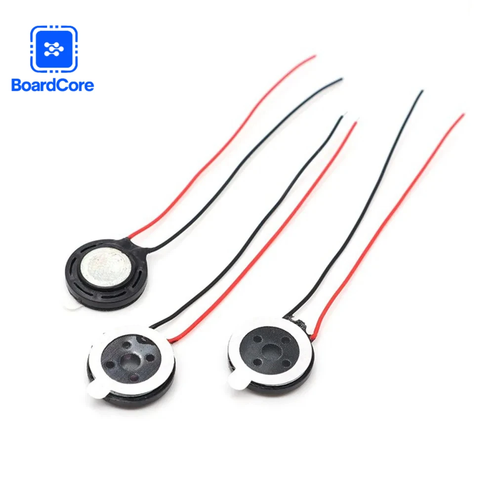 5PCS 13X3.5MM 8Ohm 유선 스피커 라우드 스피커 세트 라운드 1W 8Ohm 장난감 DIY 음성 방송 경적 라우드 스피커