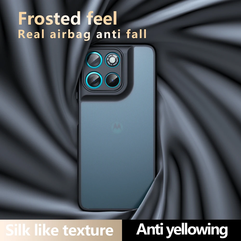 Shockproof Clear & Matte Hard PC+Silicone Phone Case