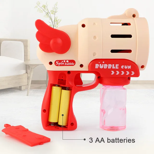 Children's Bubble Machine Automatic Outdoor Soap Bubble Machine Magic Guns Toy Children's Gift Electric Bubble Machine Gift Toys 4