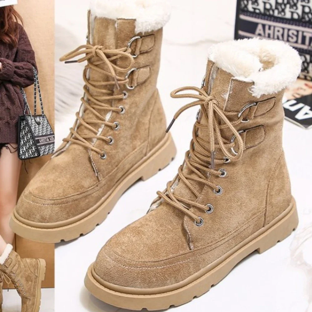 

Женские ботильоны на шнуровке 2023, модные осенне-зимние женские Ботинки Martin, повседневная женская обувь из искусственной кожи, женские ботинки в британском стиле