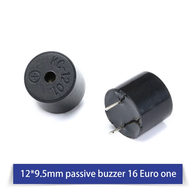 3V5V12V24V Active And Passive Buzzer Alarm Electromagnetic universal Sounder Speaker Anti-theft Device 12x9.5mm16ohm 10pcs