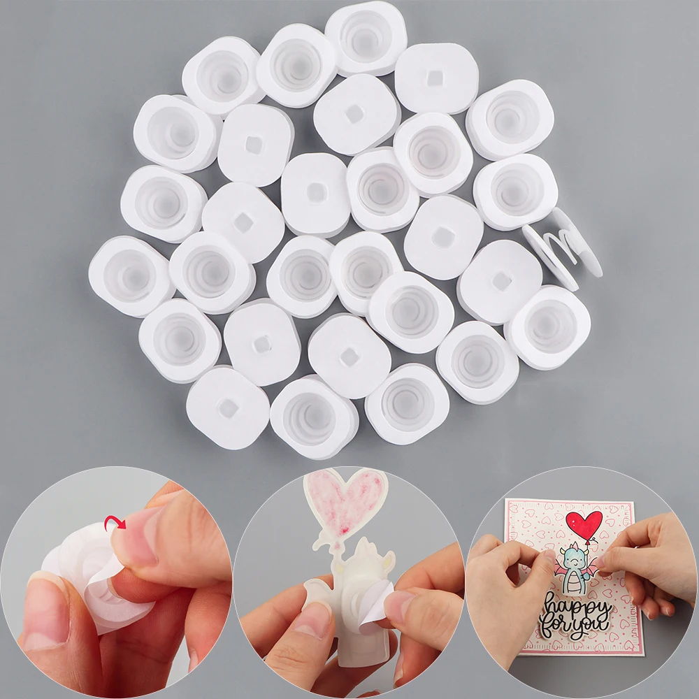 

Самоклеящиеся мини-Воблеры, 30 шт., маленькие воблеры, моверы для рукоделия, скрапбукинга, изготовления карт, проект воблера, лидер продаж 2023