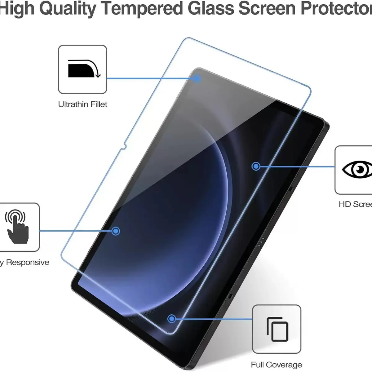 Premium Tempered Glass Screen Protector - Anti-Scratch HD Protective Film