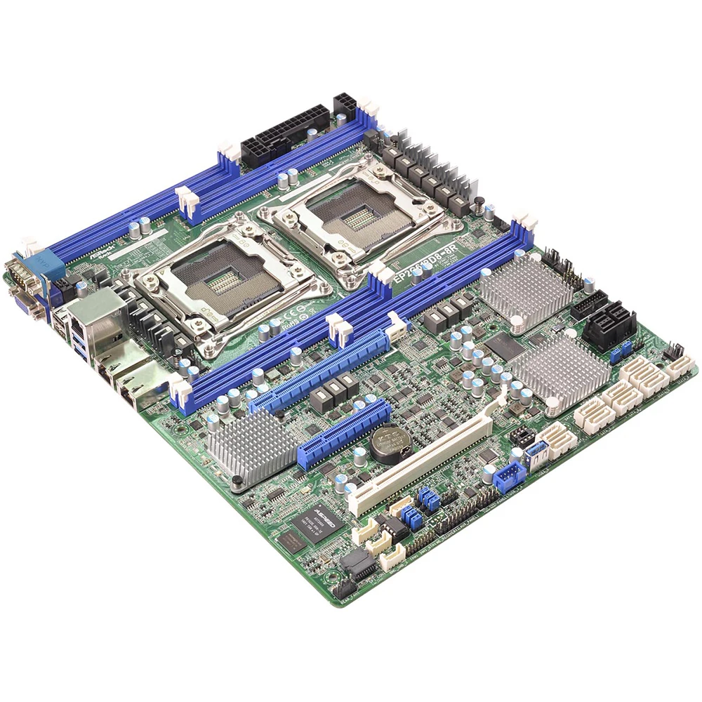 Server Motherboard For ASROCK For EP2C612D8-8R DDR4 LGA2011 C612 Support E5-2600/4600 V3 Fully Tested Good Quality 5 Server Motherboard For ASROCK For EP2C612D8-8R DDR4 LGA2011 C612 Support E5-2600/4600 V3 Fully Tested Good Quality - Image 3