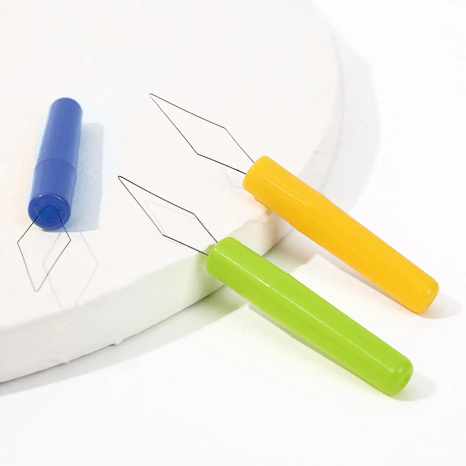 Automatic Sewing Needle Threader Set - 3PCS Portable Household Accessory