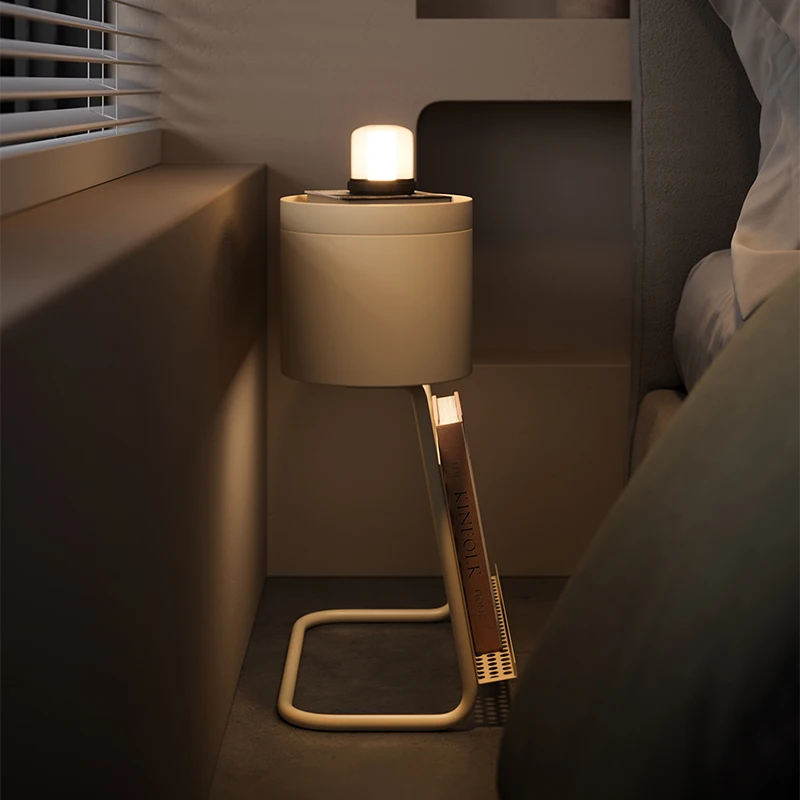 Luxury Designer Ultra-Slim Bedside Cabinet Space-Saving Nightstand with Hidden Storage & Multi-Functional Coffee Table