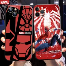 

Marvel Spiderman Logo For Apple iPhone 13 12 11 Pro 12 13 Mini X XR XS Max 5 6 6S 7 8 Plus SE2020 Phone Case Carcasa