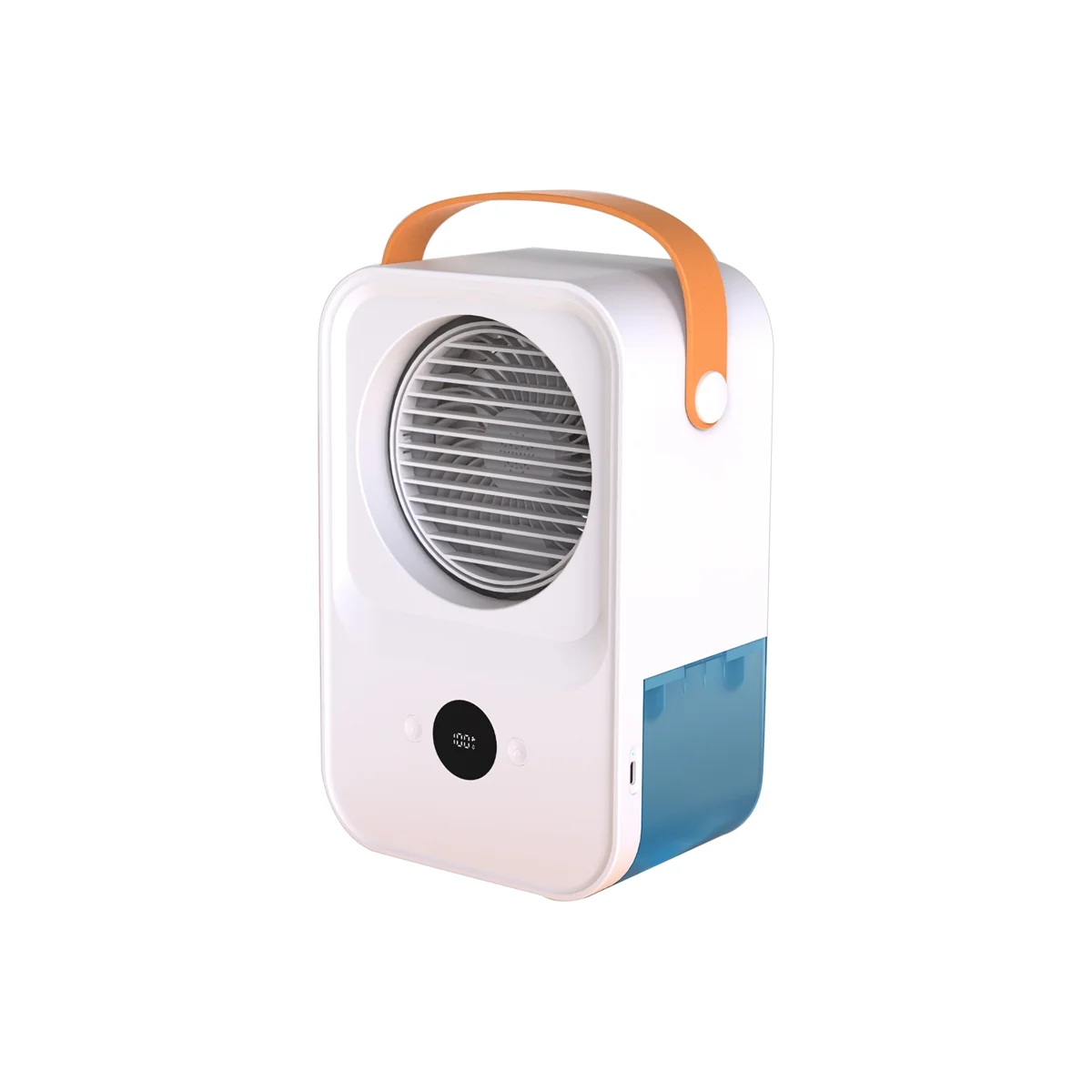 

Portable Air Cooler Fan USB Mini Air Conditioner Humidifier Digital Display Electric Fan for Office Home-B