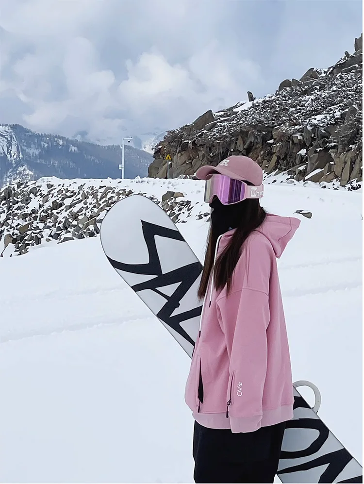Fashion Pink Ski Hoodie